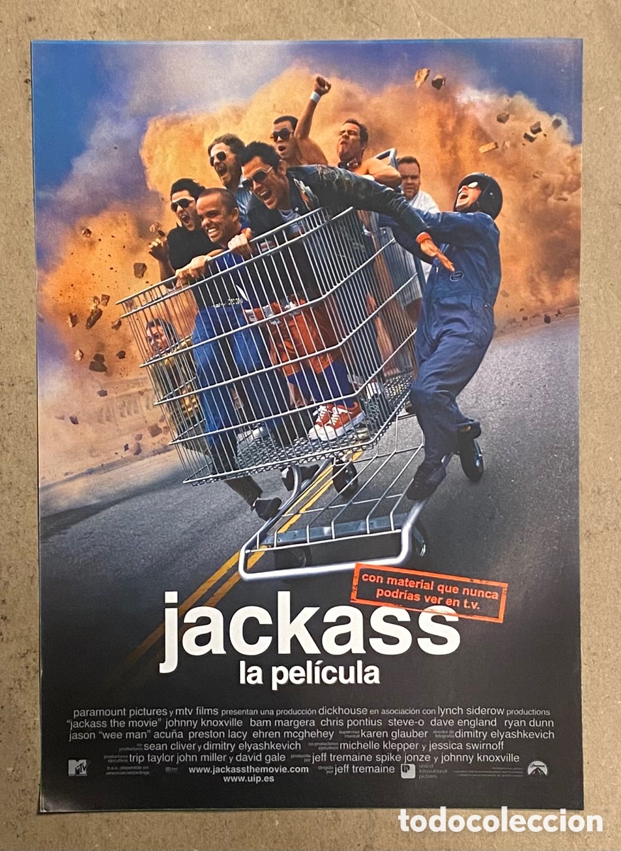Kino: JACKASS LA PEL&Iacute;CULA. GU&Iacute;A PROMOCIONAL DE LA PEL&Iacute;CULA.