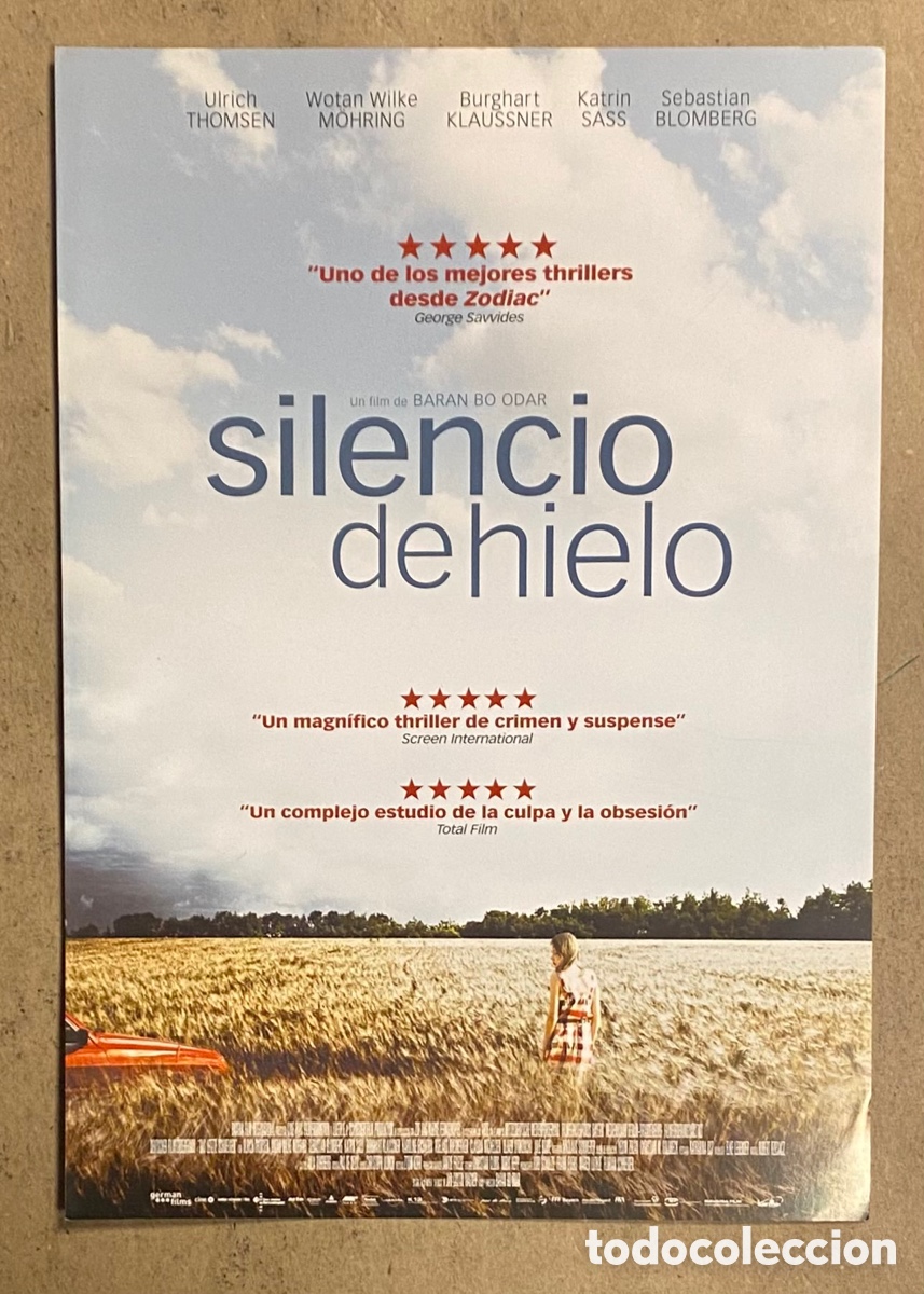 Cin&eacute;ma: SILENCIO DE HIELO. GU&Iacute;A PROMOCIONAL DE LA PEL&Iacute;CULA. BARAN BO ODAR
