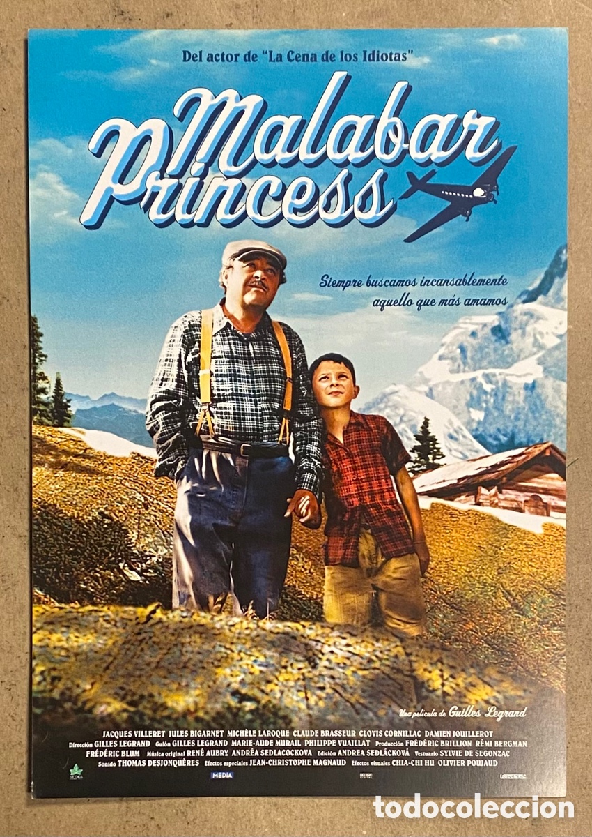 Cinema: MALABAR PRINCESS. GU&Iacute;A PROMOCIONAL DE LA PEL&Iacute;CULA. GUILLES LEGRAND