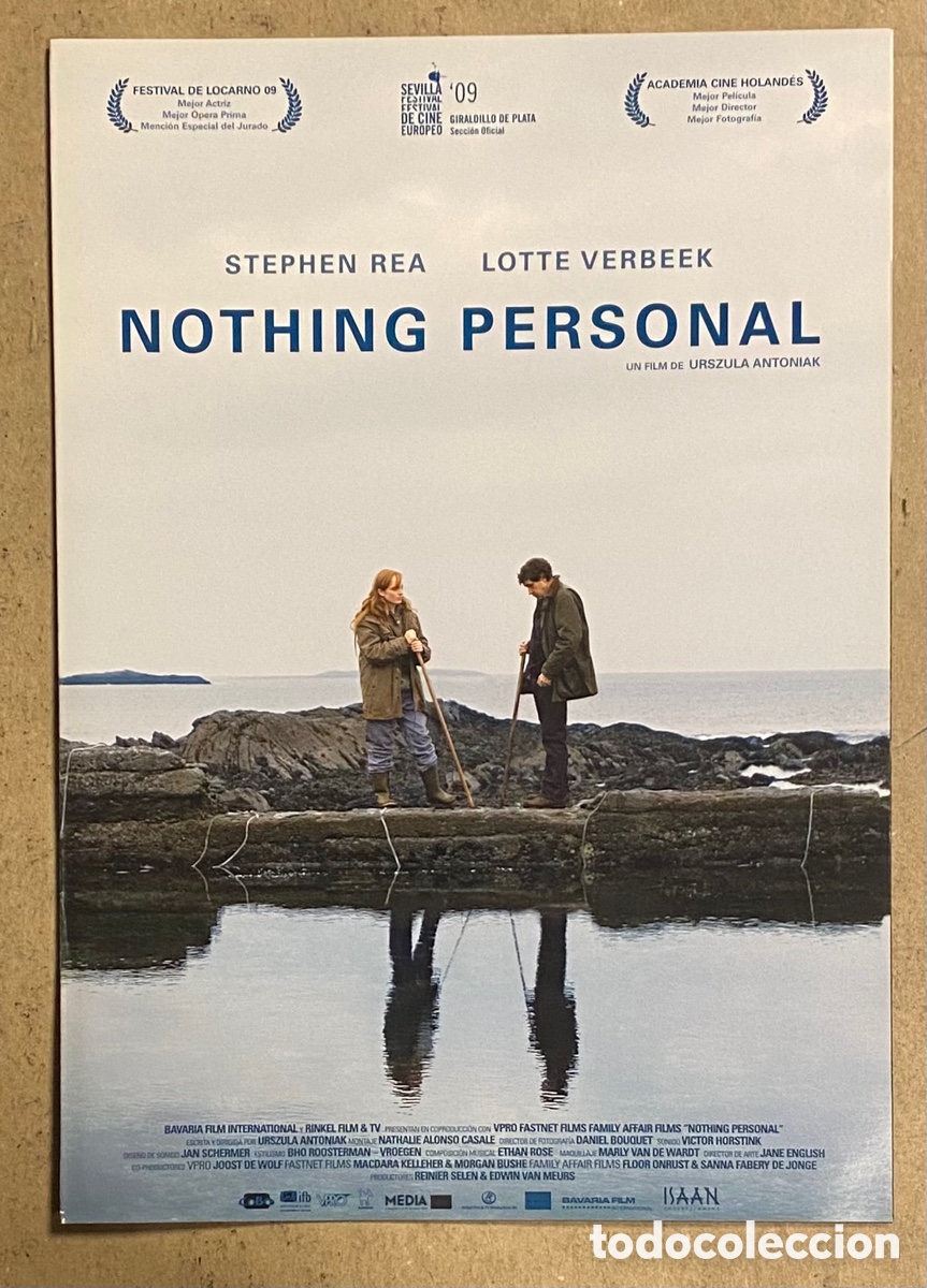 Cin&eacute;ma: NOTHING PERSONAL. GU&Iacute;A PROMOCIONAL DE LA PEL&Iacute;CULA. STEPHEN REA, LOTTE VERBEEK