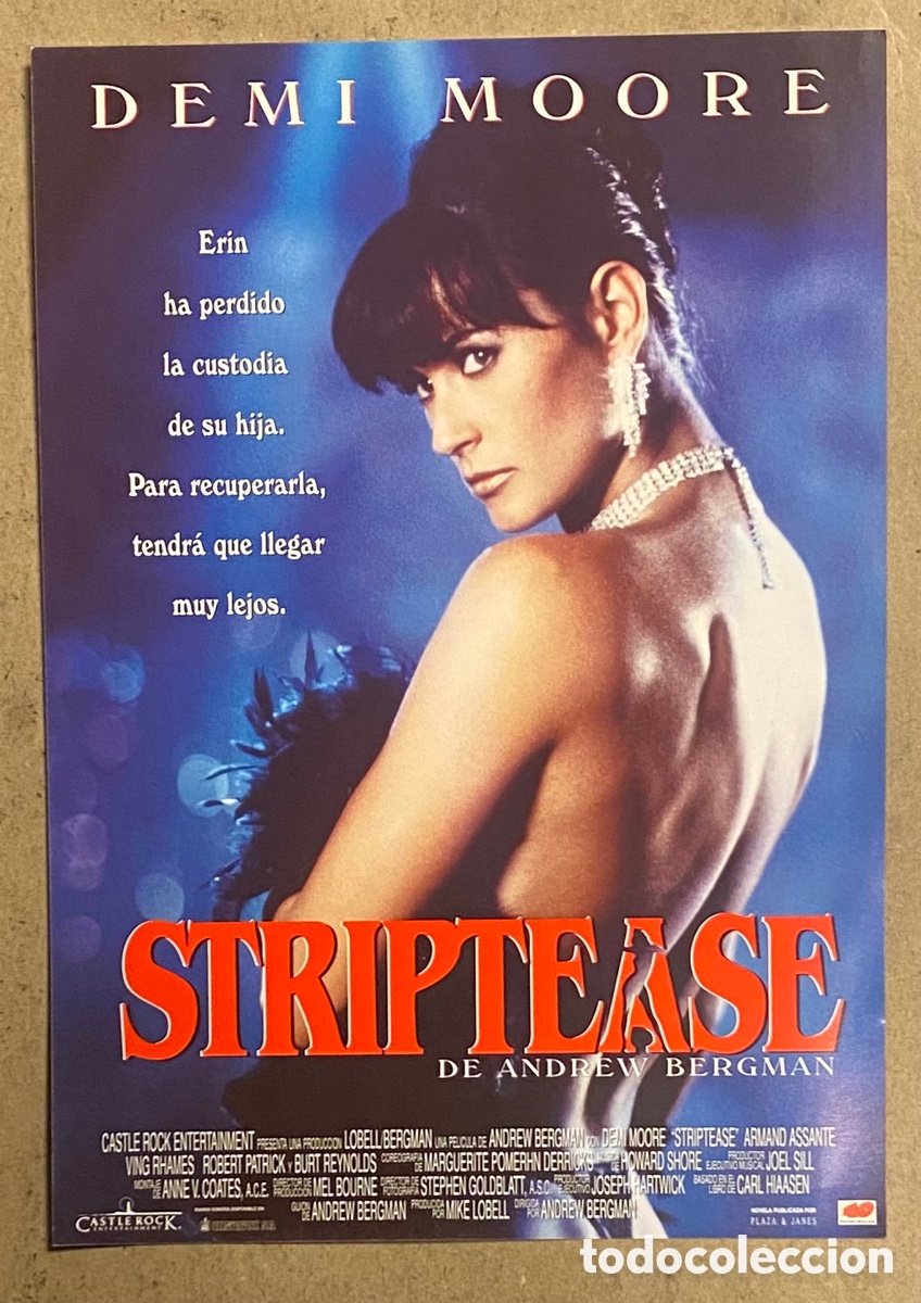 Kino: STRIPTEASE. GU&Iacute;A PROMOCIONAL DE LA PEL&Iacute;CULA. DEMI MOORE