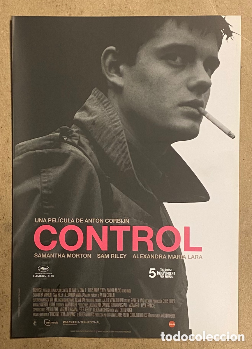 Cinema: CONTROL. GU&Iacute;A PROMOCIONAL DE LA PEL&Iacute;CULA. ANT&Oacute;N CORBIJN. JOY DIVISION