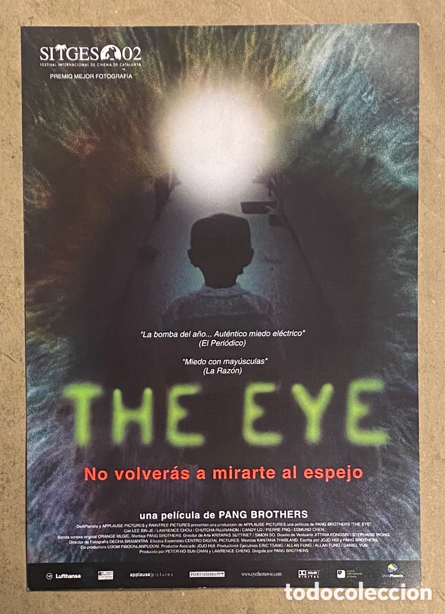 Kino: THE EYE. GU&Iacute;A PROMOCIONAL DE LA PEL&Iacute;CULA. PANG BROTHERS