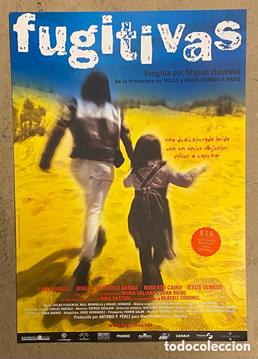 Cinema: FUGITIVAS. GU&Iacute;A PROMOCIONAL DE LA PEL&Iacute;CULA. LAIA MARULL, JUAN DIEGO, MAR&Iacute;A GALIANA