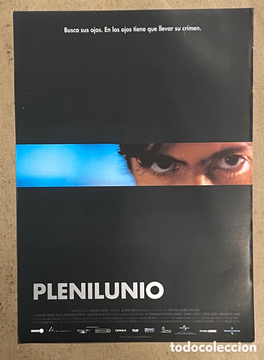 Cine: PLENILUNIO. GU&Iacute;A PROMOCIONAL DE LA PEL&Iacute;CULA. ADRIANA OZORES, FERNANDO FERN&Aacute;N G&Oacute;MEZ
