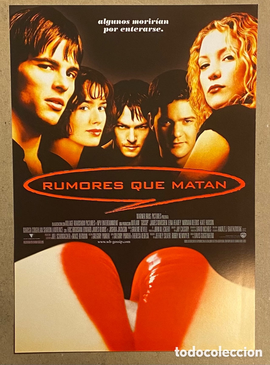 Cinema: RUMORES QUE MATAN. GU&Iacute;A PROMOCIONAL DE LA PEL&Iacute;CULA.