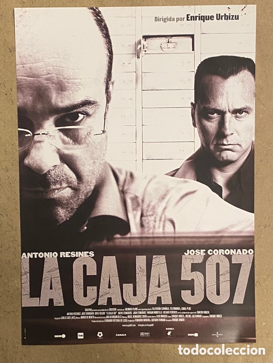 Cinema: LA CAJA 507. GU&Iacute;A PROMOCIONAL DE LA PEL&Iacute;CULA. ANTONIO RESINES, JOS&Eacute; CORONADO
