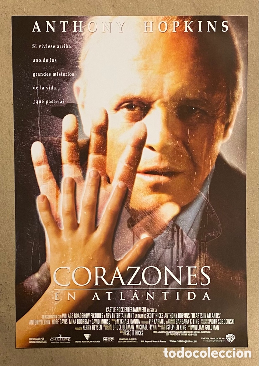 Kino: CORAZONES EN ATL&Aacute;NTIDA. GU&Iacute;A PROMOCIONAL DE LA PEL&Iacute;CULA. ANTHONY HOPKINS