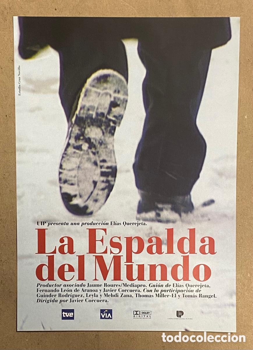 Kino: LA ESPALDA DEL MUNDO. GU&Iacute;A PROMOCIONAL DE LA PEL&Iacute;CULA. JAVIER CORCUERA