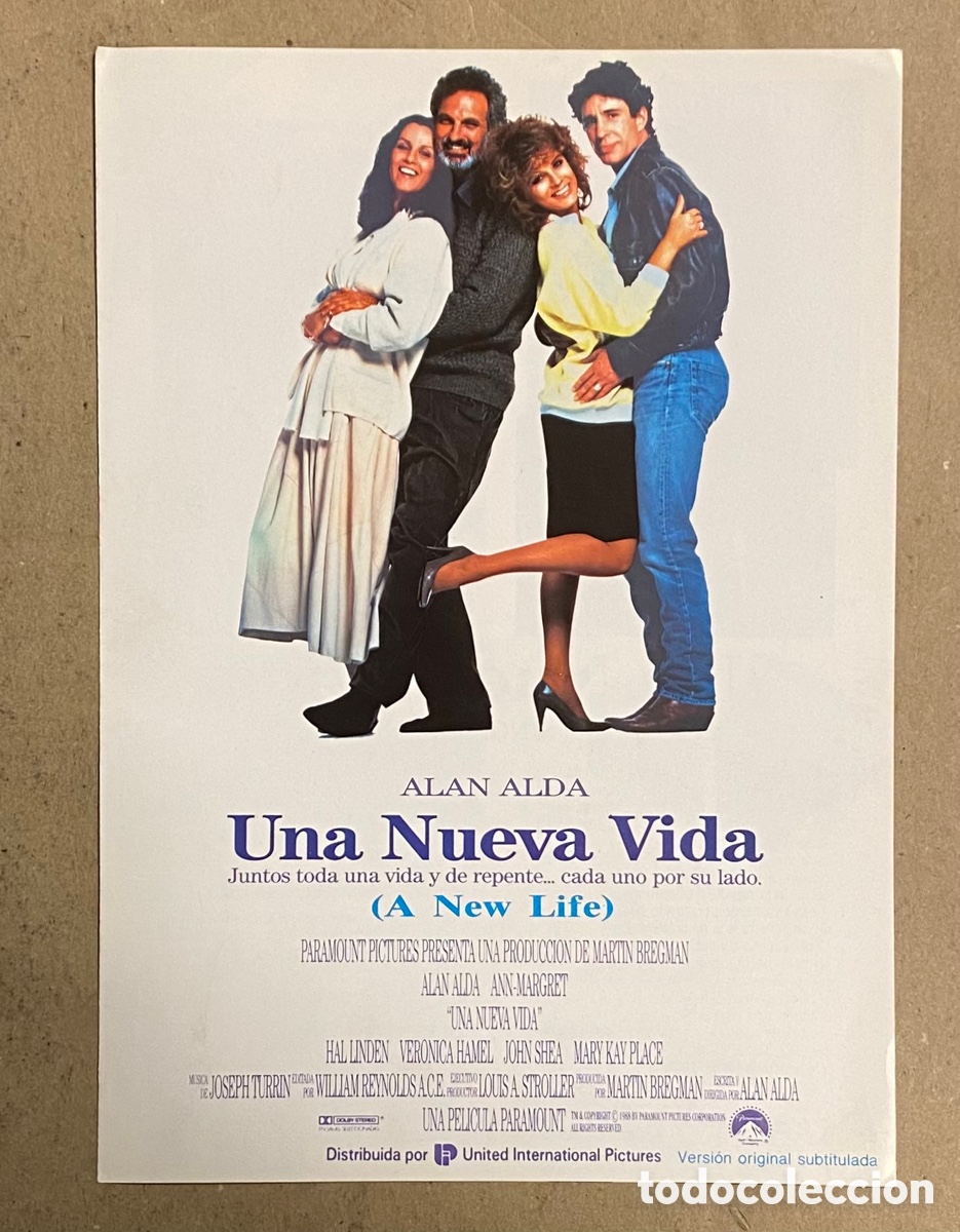 Cinema: UNA NUEVA VIDA. GU&Iacute;A PROMOCIONAL DE LA PEL&Iacute;CULA. ALAN ALDA