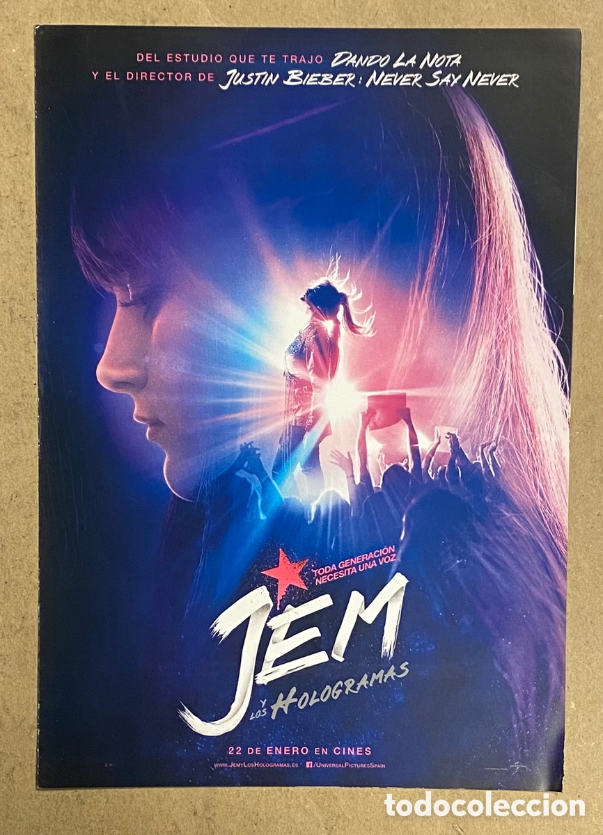 Cinema: JEM Y LOS HOLOGRAMAS. GU&Iacute;A PROMOCIONAL DE LA PEL&Iacute;CULA.