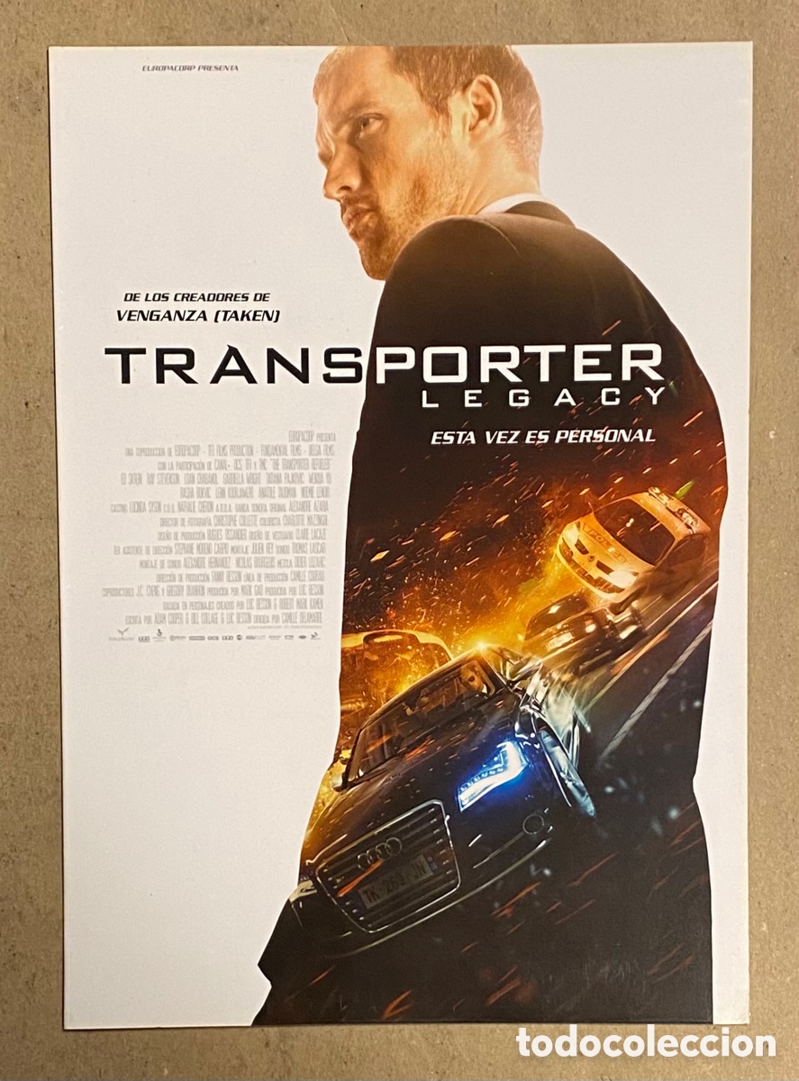 Kino: TRANSPORTER LEGACY. GU&Iacute;A PROMOCIONAL DE LA PEL&Iacute;CULA.