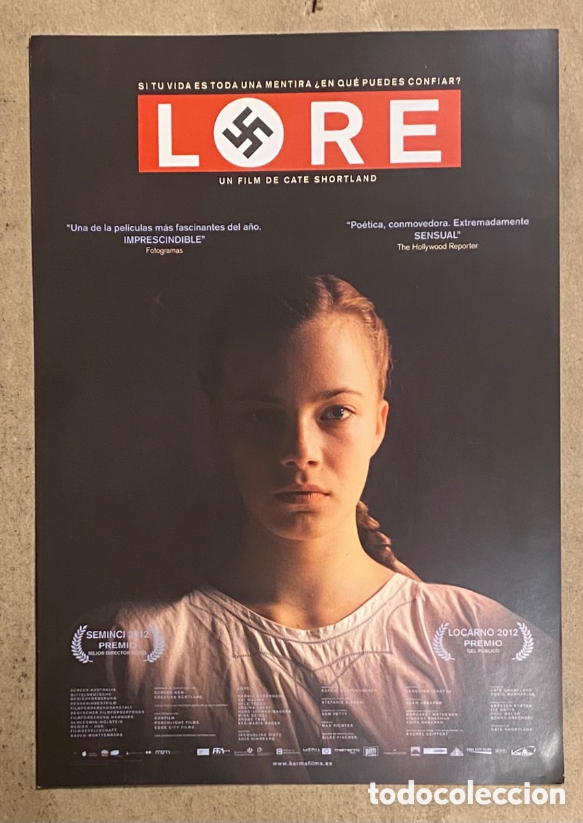 Kino: LORE. GU&Iacute;A PROMOCIONAL DE LA PEL&Iacute;CULA. CATE SHORTLAND