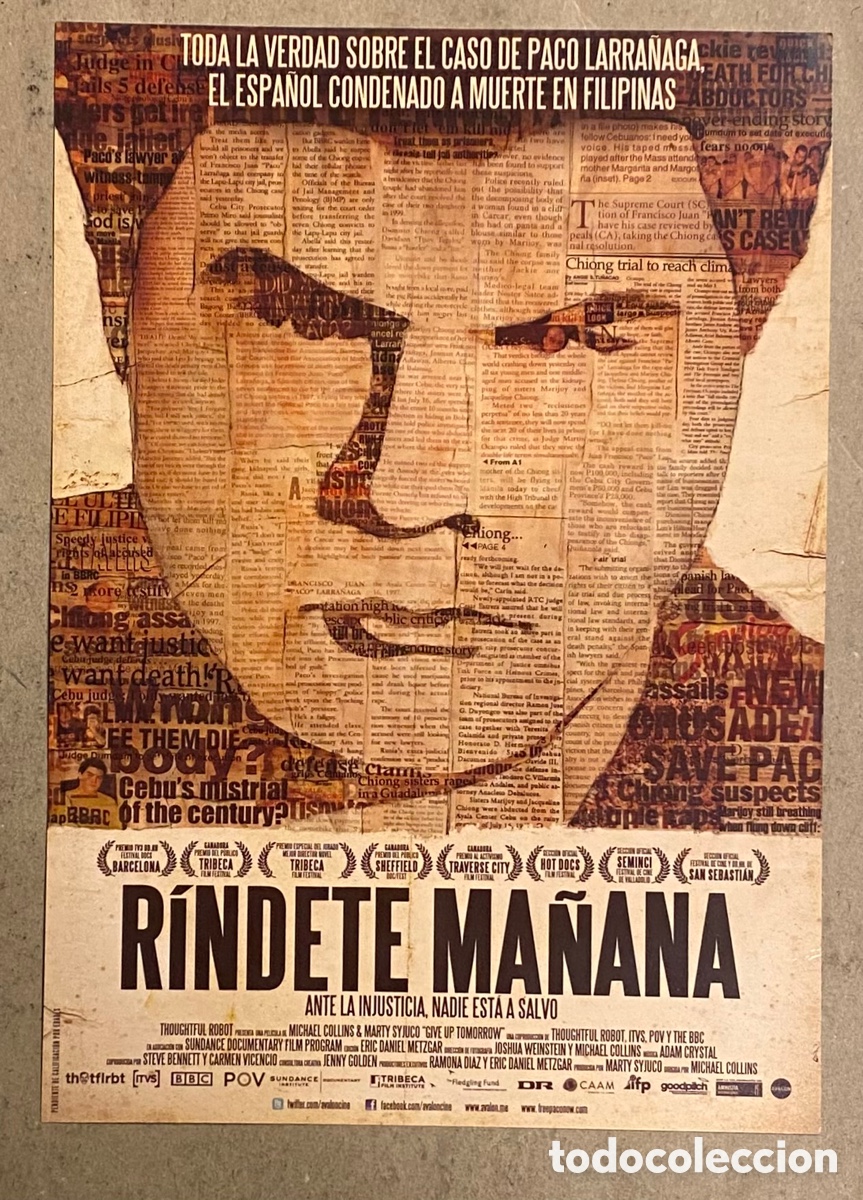 Cinema: R&Iacute;NDETE MA&Ntilde;ANA. GU&Iacute;A PROMOCIONAL DE LA PEL&Iacute;CULA.