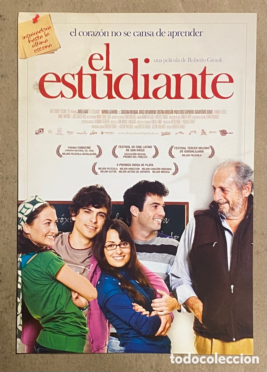 Cinema: EL ESTUDIANTE. GU&Iacute;A PROMOCIONAL DE LA PEL&Iacute;CULA. ROBERTO GIRAULT