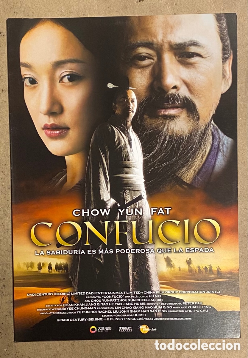 Cinema: CONFUCIO. GU&Iacute;A PROMOCIONAL DE LA PEL&Iacute;CULA. CHOW YUN FAT