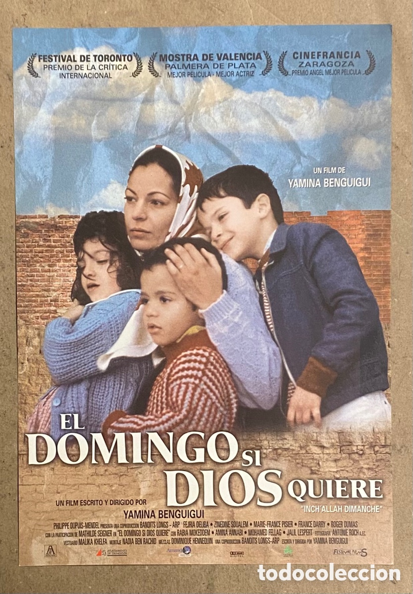 Kino: EL DOMINGO SI DIOS QUIERE. GU&Iacute;A PROMOCIONAL DE LA PEL&Iacute;CULA. YAMINA BENGUIGUI