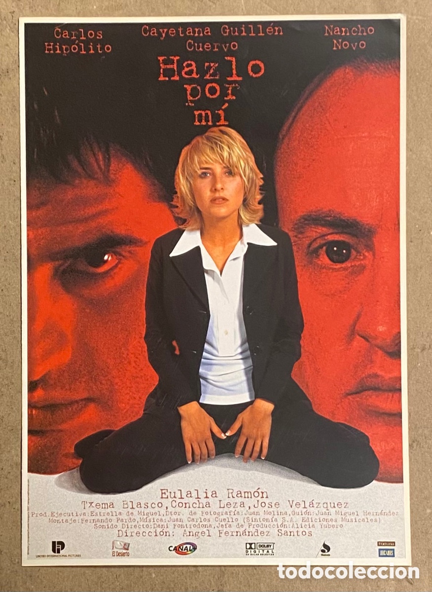 Cinema: HAZLO POR M&Iacute;. GU&Iacute;A PROMOCIONAL DE LA PEL&Iacute;CULA. CAYETANA GUILL&Eacute;N CUERVO