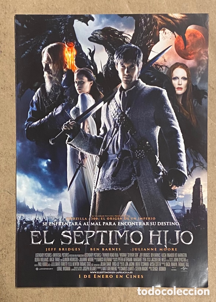 Kino: EL S&Eacute;PTIMO HIJO. GU&Iacute;A PROMOCIONAL DE LA PEL&Iacute;CULA. JEFF BRIDGES, JULIANNE MOORE,..