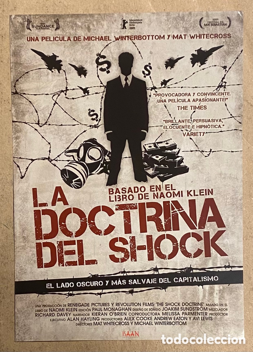 Kino: LA DOCTRINA DEL SHOCK. GU&Iacute;A PROMOCIONAL DE LA PEL&Iacute;CULA. MICHAEL WINTERBOTTOM