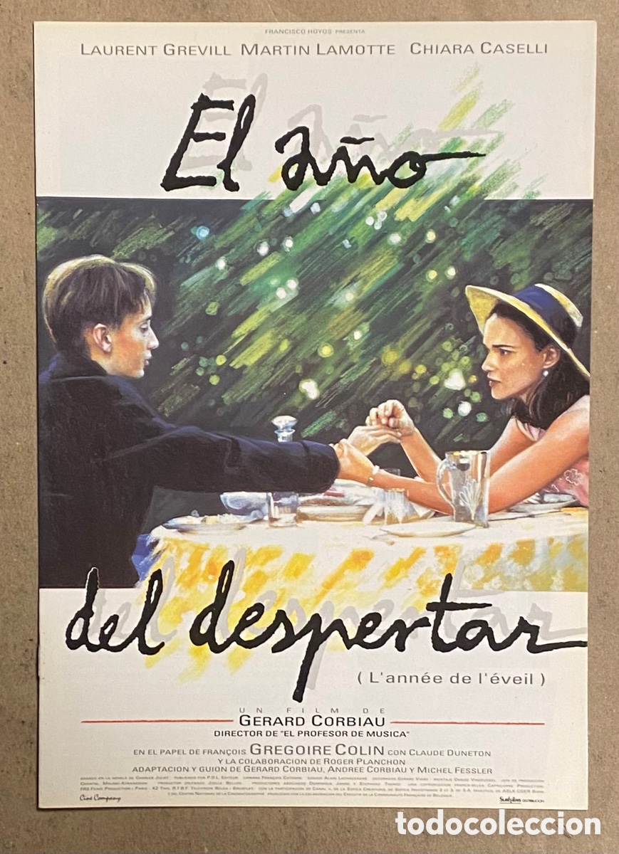 Cin&eacute;ma: EL A&Ntilde;O DEL DESPERTAR. GU&Iacute;A PROMOCIONAL DE LA PEL&Iacute;CULA. GERARD CORBIAU. 8 P&Aacute;GINAS