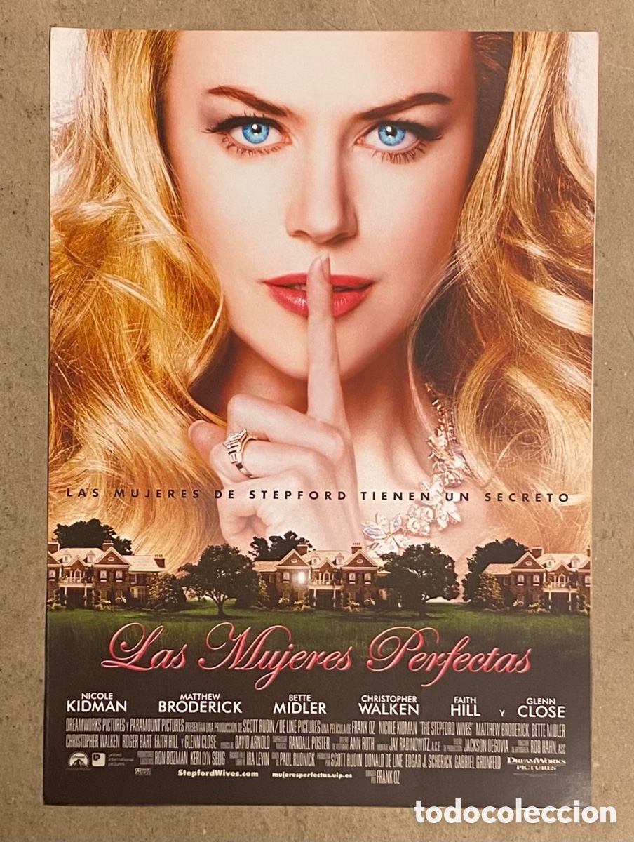 Cinema: LAS MUJERES PERFECTAS. GU&Iacute;A PROMOCIONAL DE LA PEL&Iacute;CULA. NICOLE KIDMAN, GENN CLOSE