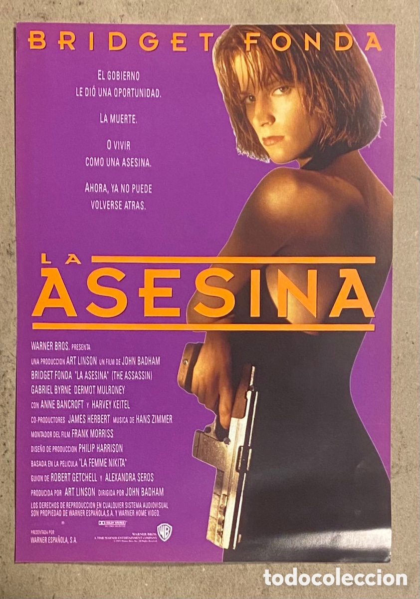 Cinema: LA ASESINA. GU&Iacute;A PROMOCIONAL DE LA PEL&Iacute;CULA. BRIDGET FONDA