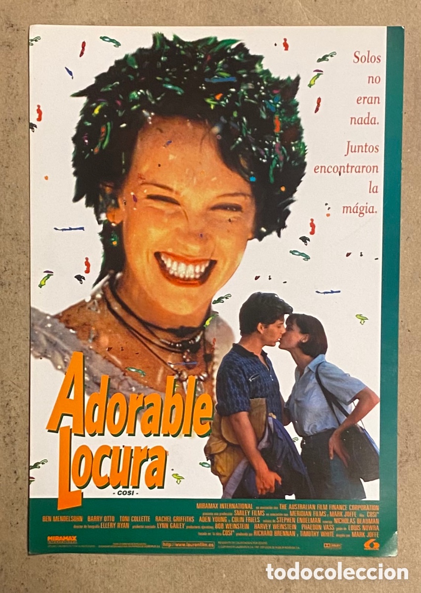 Kino: ADORABLE LOCURA. GU&Iacute;A PROMOCIONAL DE LA PEL&Iacute;CULA. MARK JOFFE