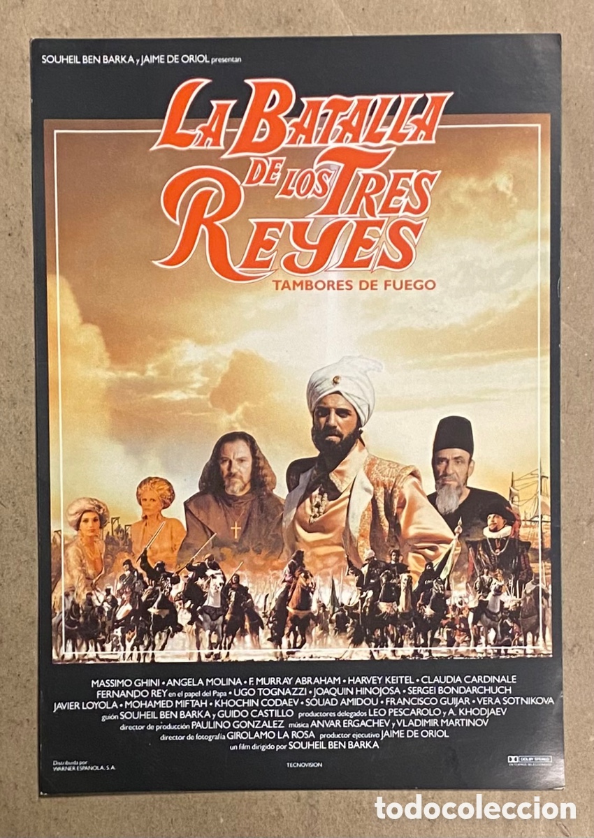 Kino: LA BATALLA DE LOS TRES REYES, TAMBORES DE FUEGO. GU&Iacute;A PROMOCIONAL DE LA PEL&Iacute;CULA.