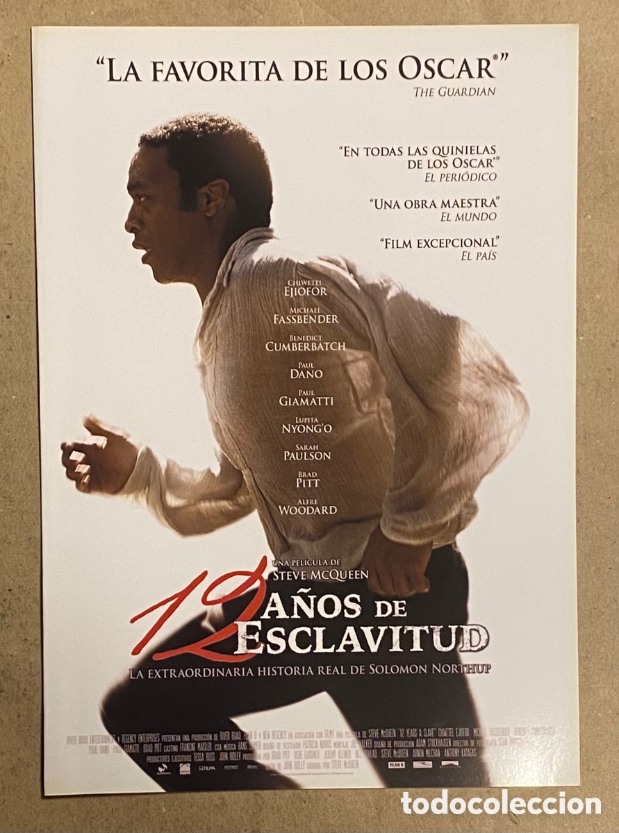 Cinema: 12 A&Ntilde;OS DE ESCLAVITUD. GU&Iacute;A PROMOCIONAL DE LA PEL&Iacute;CULA. CHIWETEL EJIOFOR