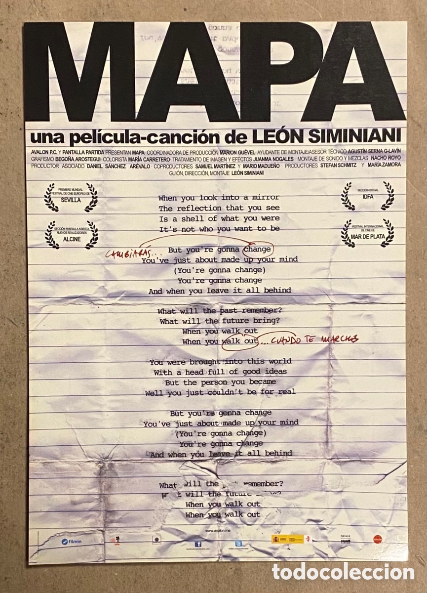 Kino: MAPA. GU&Iacute;A PROMOCIONAL DE LA PEL&Iacute;CULA. LE&Oacute;N SIMINIANI