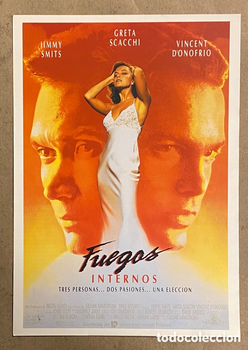 Kino: FUEGOS INTERNOS. GU&Iacute;A PROMOCIONAL DE LA PEL&Iacute;CULA. JIMMY SMITS, GRETA SCACCHI