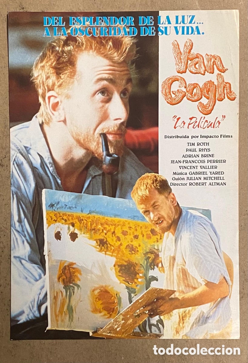Cinema: VAN GOGH. GU&Iacute;A PROMOCIONAL DE LA PEL&Iacute;CULA. TIM ROTH, ROBERT ALTMAN