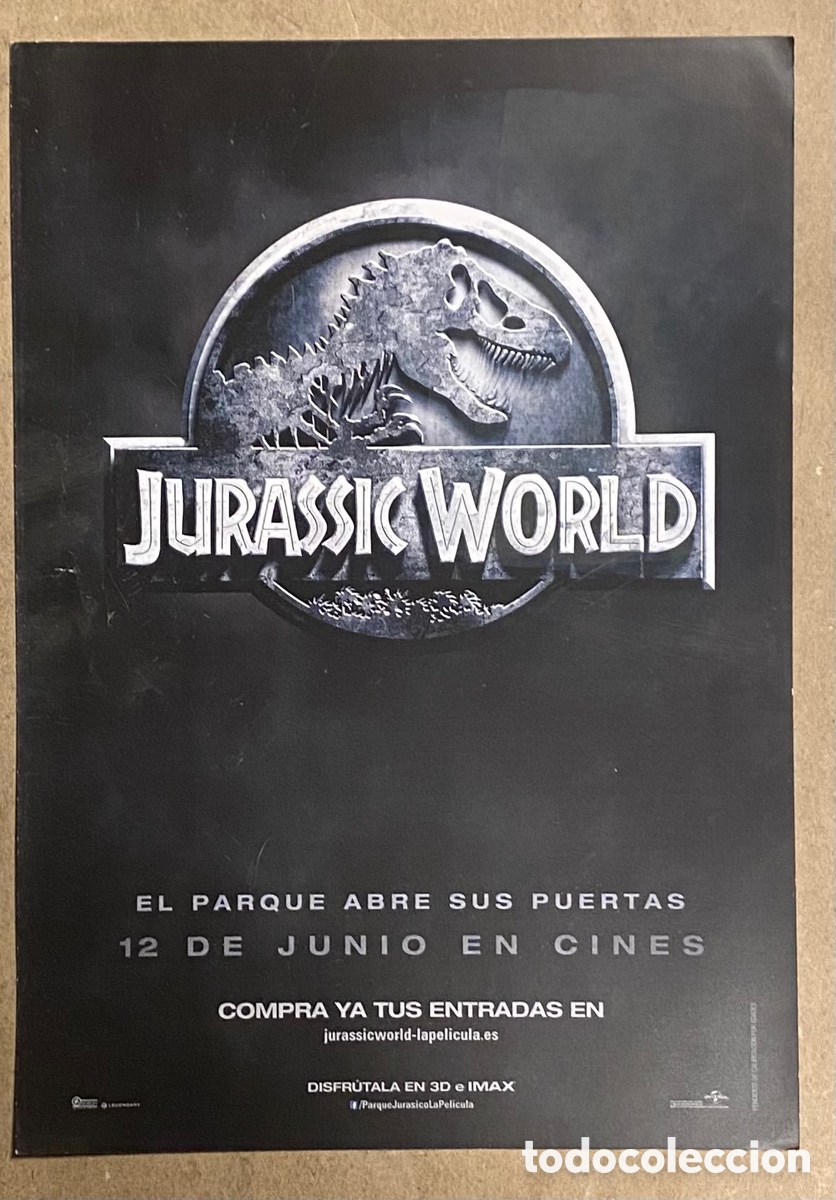 Cinema: JURASSIC WORLD. GU&Iacute;A PROMOCIONAL DE LA PEL&Iacute;CULA. CHRIS PRATT