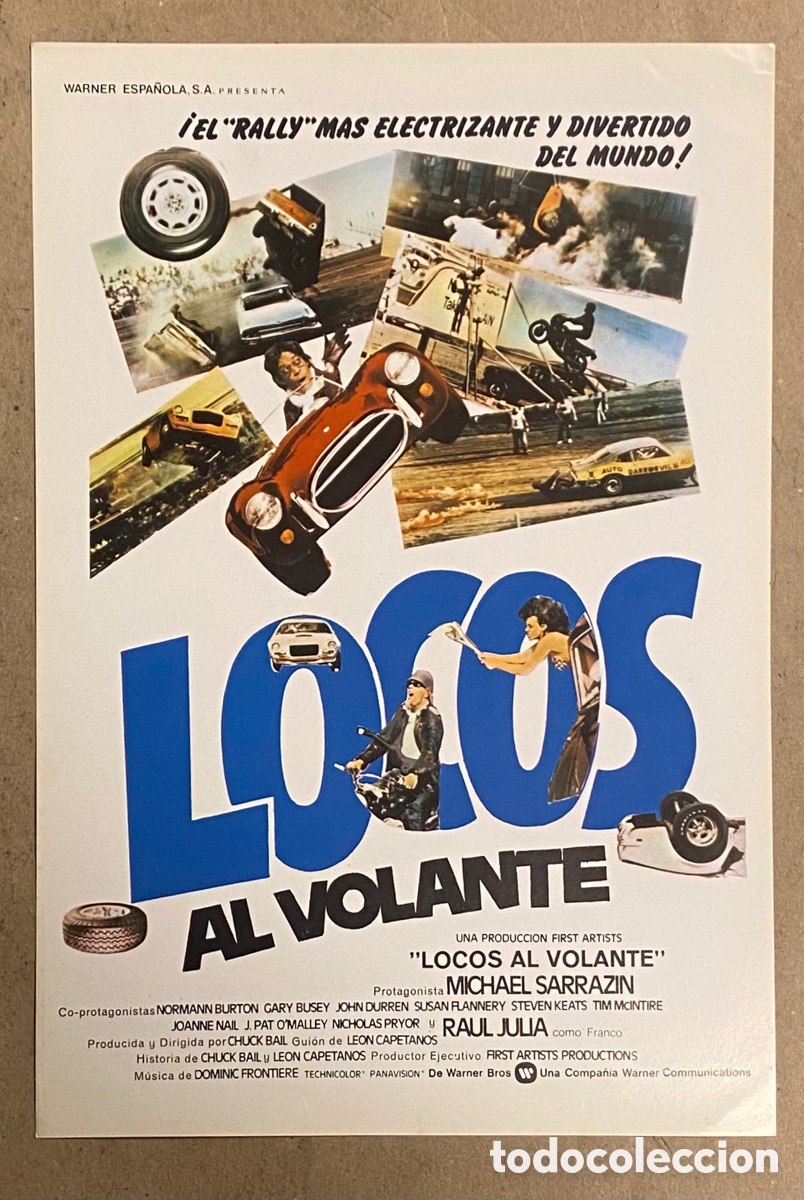 Kino: LOCOS AL VOLANTE. GU&Iacute;A PROMOCIONAL DE LA PEL&Iacute;CULA. MICHAEL SARRAZIN
