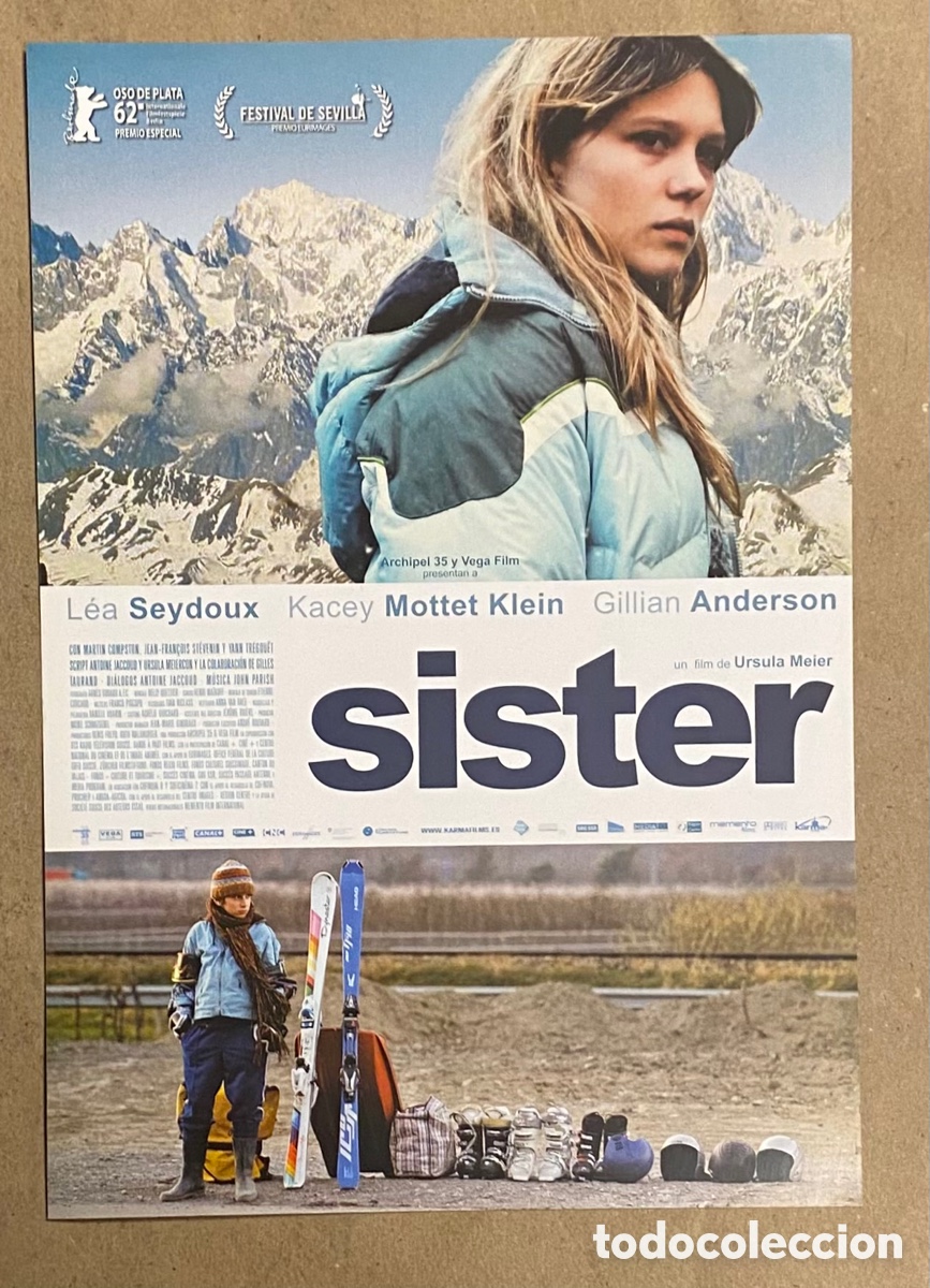 Cin&eacute;ma: SISTER. GU&Iacute;A PROMOCIONAL DE LA PEL&Iacute;CULA. GILLIAN ANDERSON, L&Eacute;A SEYDOUX