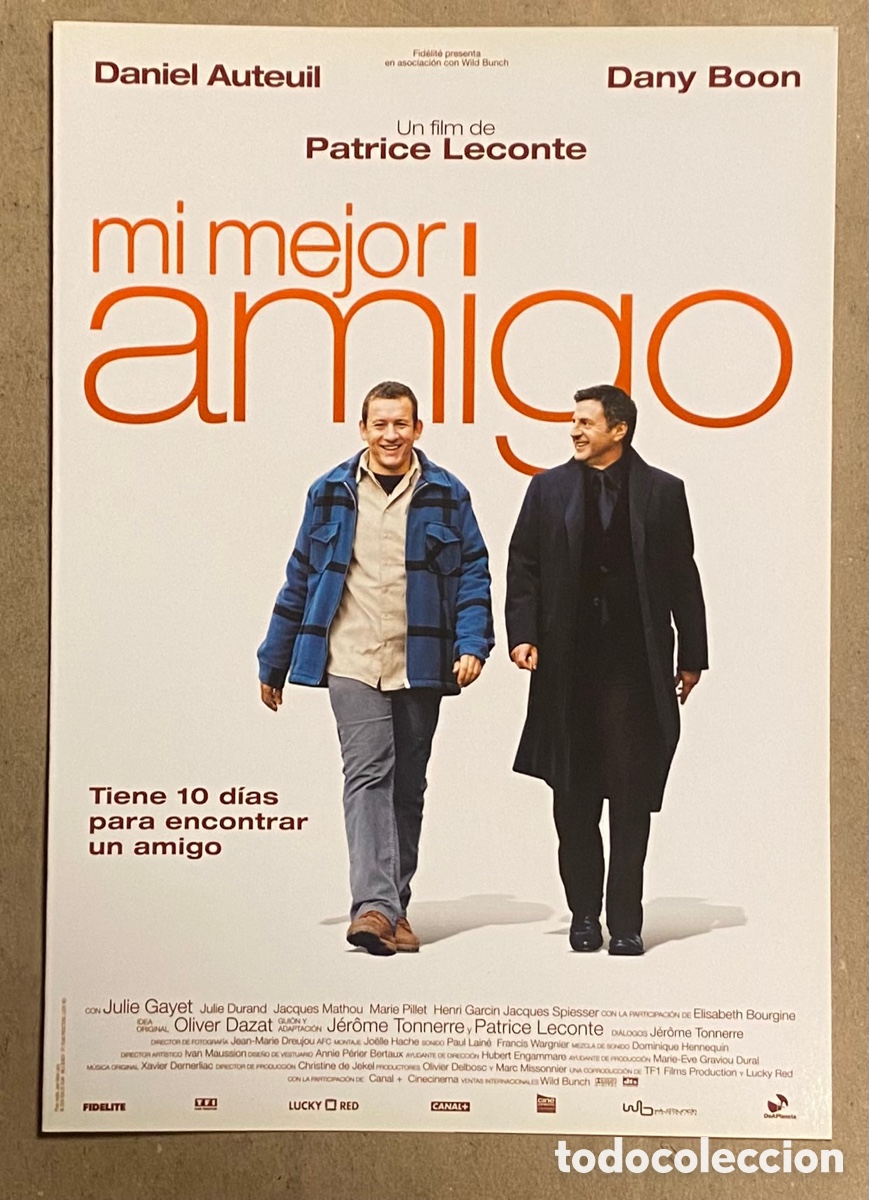 Cinema: MI MEJOR AMIGO. GU&Iacute;A PROMOCIONAL DE LA PEL&Iacute;CULA. DANIEL AUTEUIL
