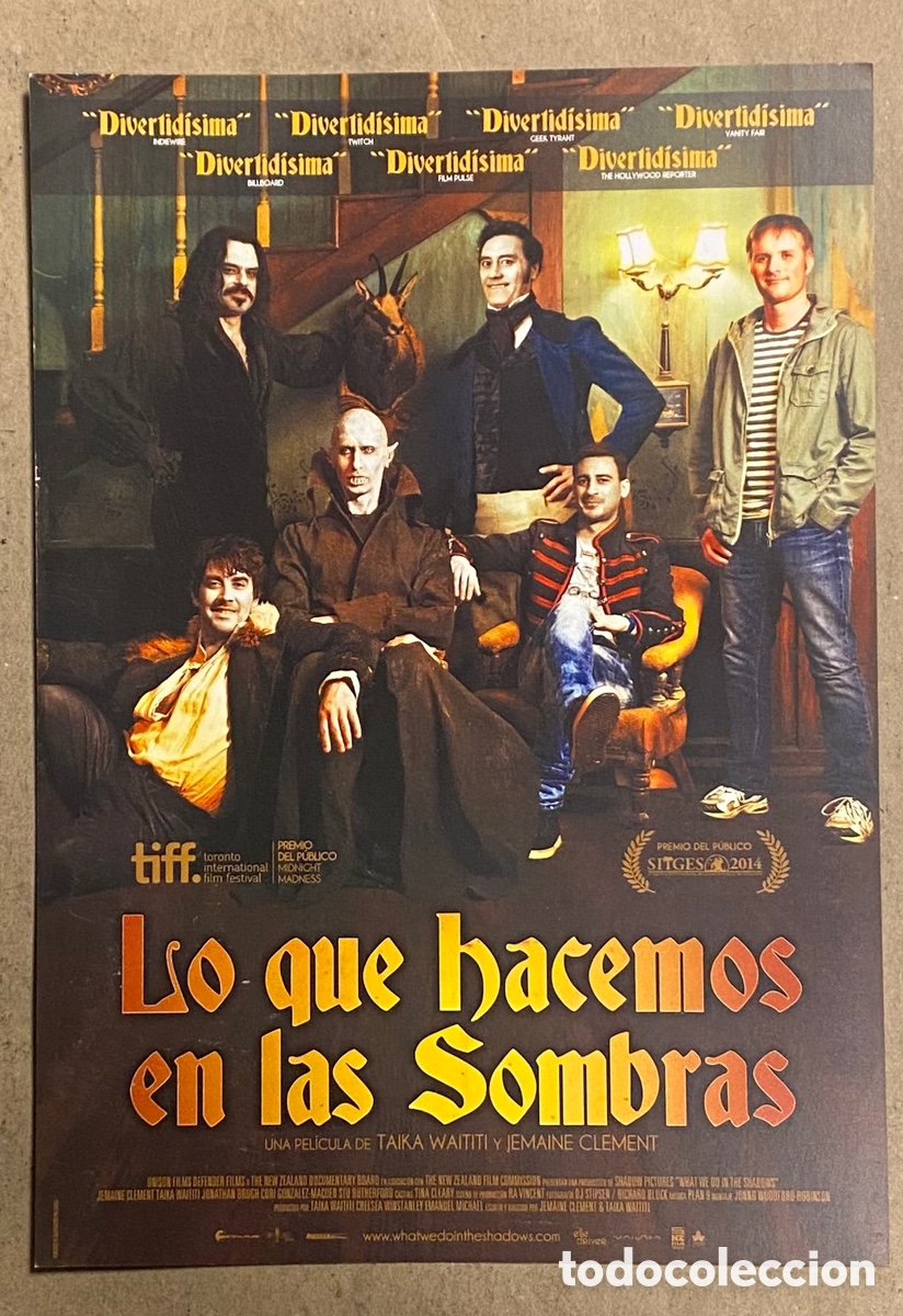 Cinema: LO QUE HACEMOS EN LAS SOMBRAS. GU&Iacute;A PROMOCIONAL DE LA PEL&Iacute;CULA. TAIKA WAITITI, JEMAINE CLEMENT