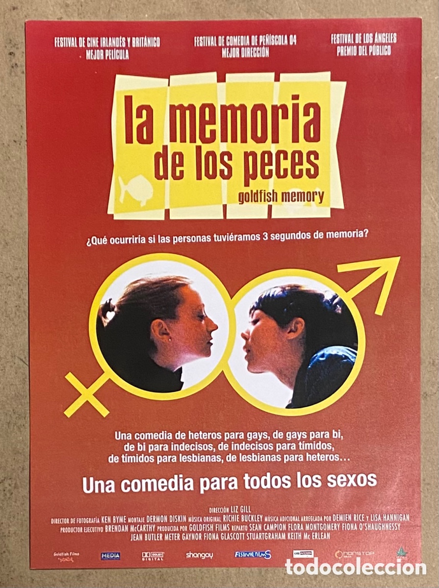 Cin&eacute;ma: LA MEMORIA DE LOS PECES. GU&Iacute;A PROMOCIONAL DE LA PEL&Iacute;CULA. LIZ GILL