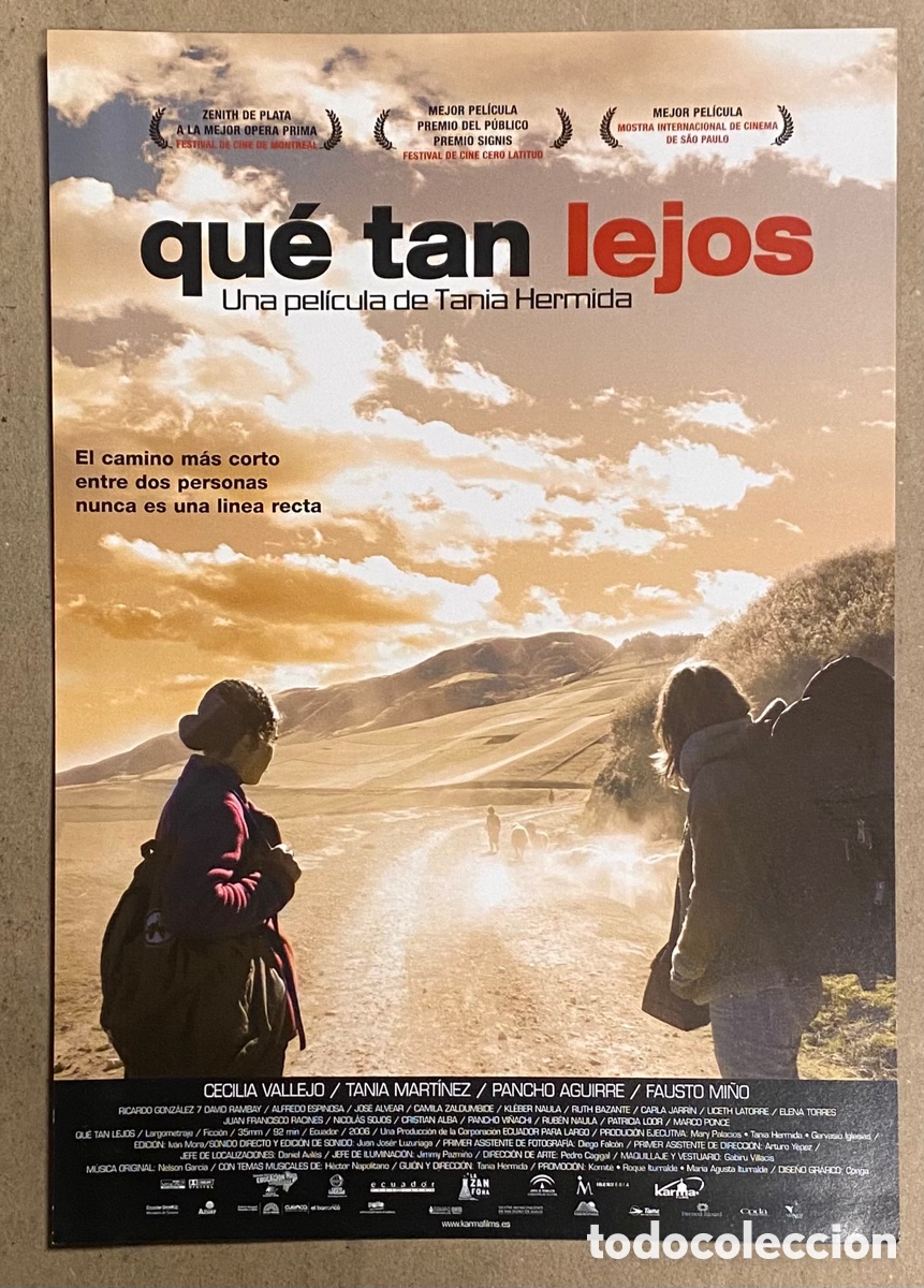 Cin&eacute;ma: QU&Eacute; TAN LEJOS. GU&Iacute;A PROMOCIONAL DE LA PEL&Iacute;CULA. TANIA HERMIDA