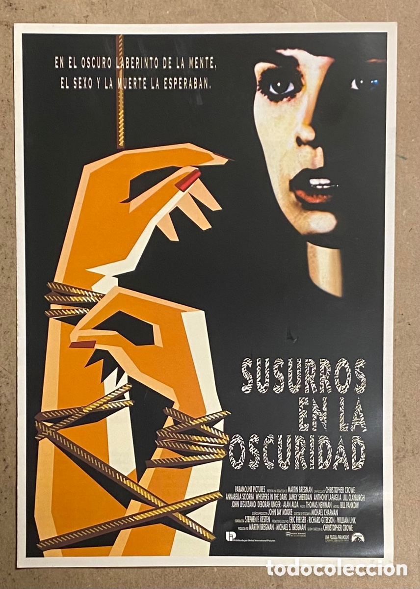 Cinema: SUSURROS EN LA OSCURIDAD. GU&Iacute;A PROMOCIONAL DE LA PEL&Iacute;CULA. CHRISTOPHER CROWE