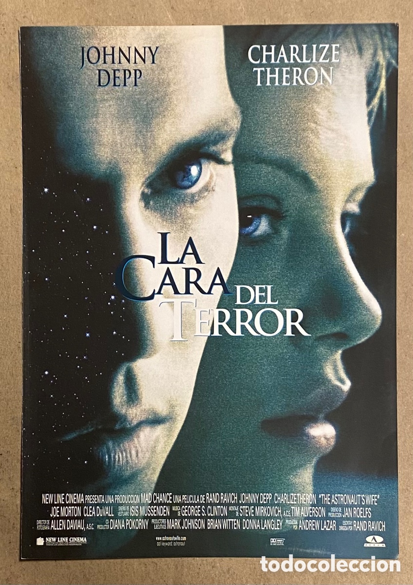 Kino: LA CARA DEL TERROR. GU&Iacute;A PROMOCIONAL DE LA PEL&Iacute;CULA. JOHNNY DEPP, CHARLIZE THERON