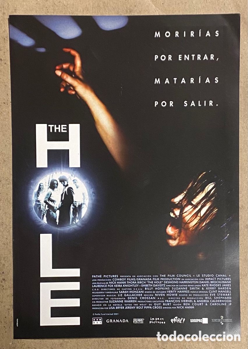 Kino: THE HOLE. GU&Iacute;A PROMOCIONAL DE LA PEL&Iacute;CULA.