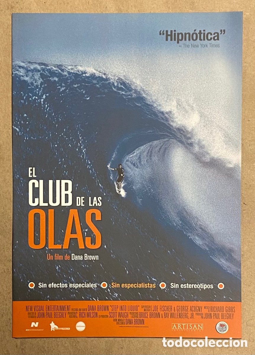Cin&eacute;ma: EL CLUB DE LAS OLAS. GU&Iacute;A PROMOCIONAL DE LA PEL&Iacute;CULA. DANA BROWN