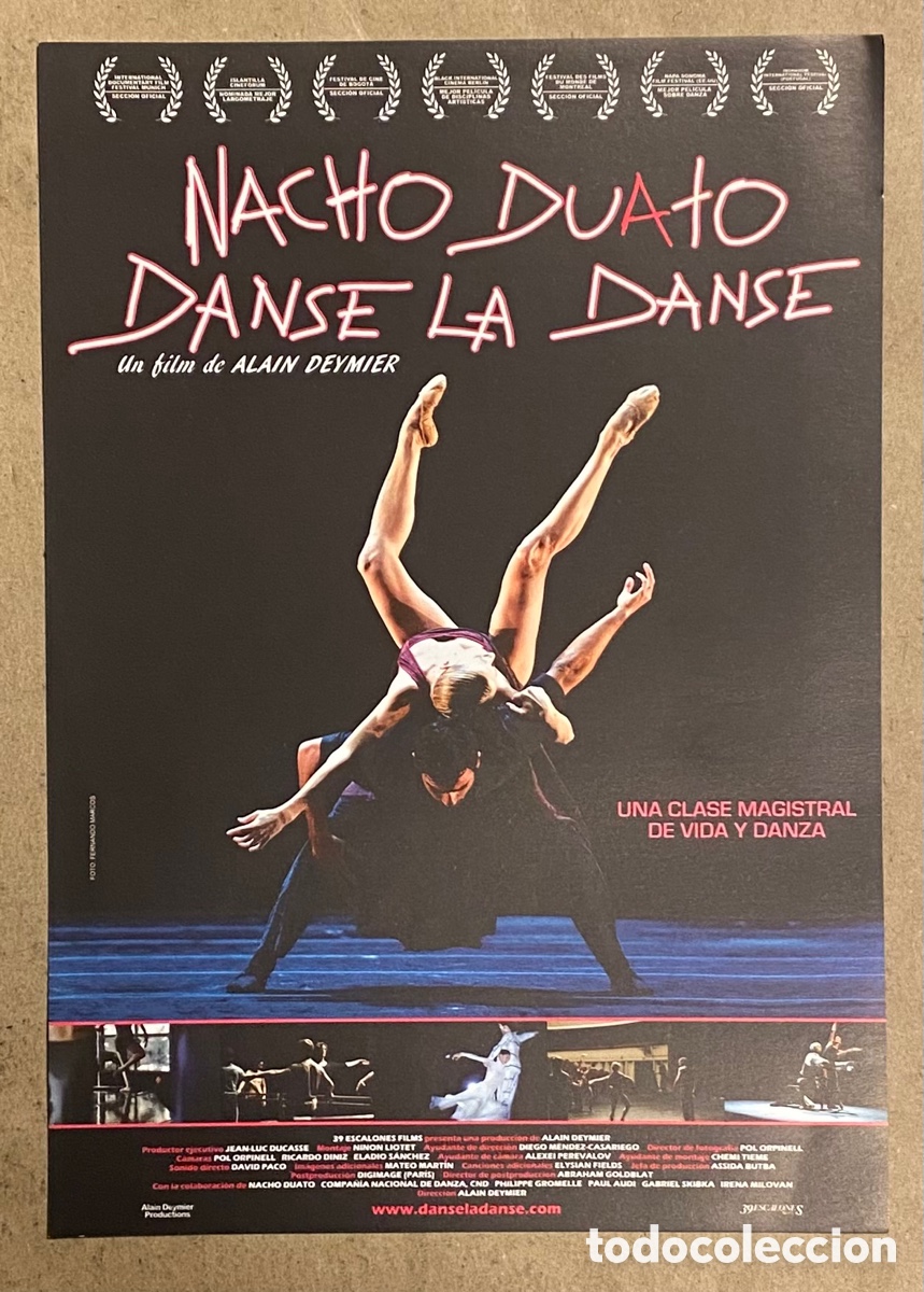Kino: NACHO DUATO DANSE LA DANSE. GU&Iacute;A PROMOCIONAL DE LA PEL&Iacute;CULA. ALAIN DEYMIER