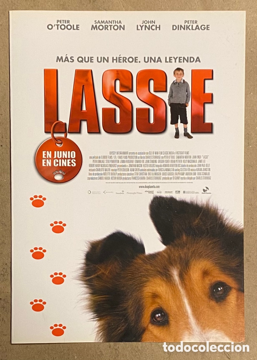 Kino: LASSIE. GU&Iacute;A PROMOCIONAL DE LA PEL&Iacute;CULA. PETER O&rsquo;TOOLE, PETER DINKLAGE