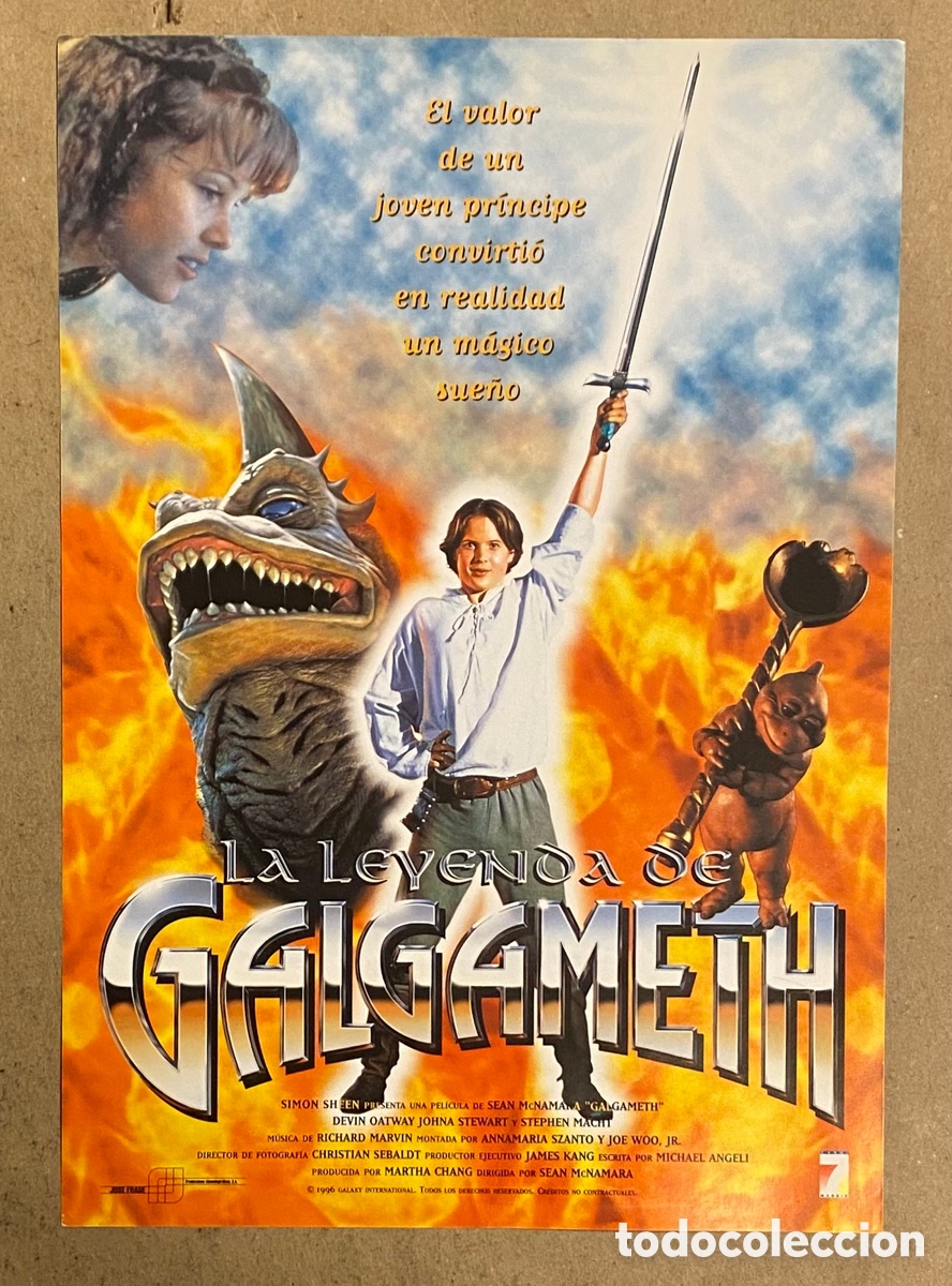 Cin&eacute;ma: LA LEYENDA DE GALGAMETH. GU&Iacute;A PROMOCIONAL DE LA PEL&Iacute;CULA.