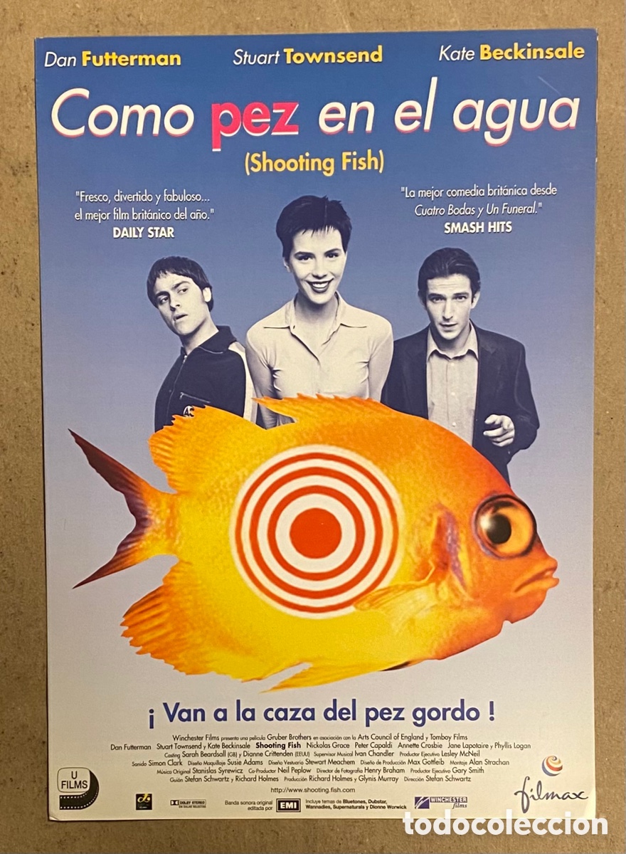 Kino: COMO PEZ EN EL AGUA. GU&Iacute;A PROMOCIONAL DE LA PEL&Iacute;CULA. DAN FUTTERMAN