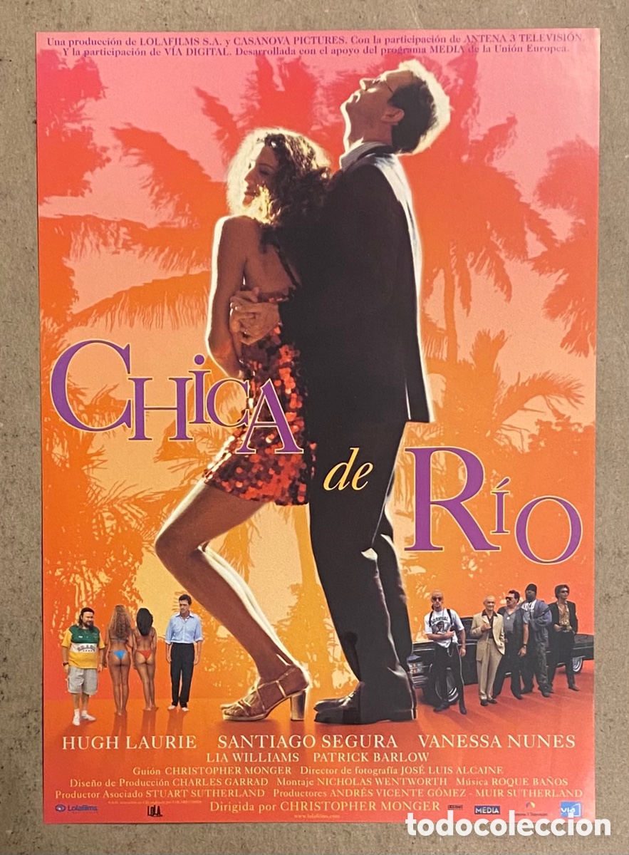 Cin&eacute;ma: CHICA DE R&Iacute;O. GU&Iacute;A PROMOCIONAL DE LA PEL&Iacute;CULA. HUGH LAURIE, SANTIAGO SEGURA,..,