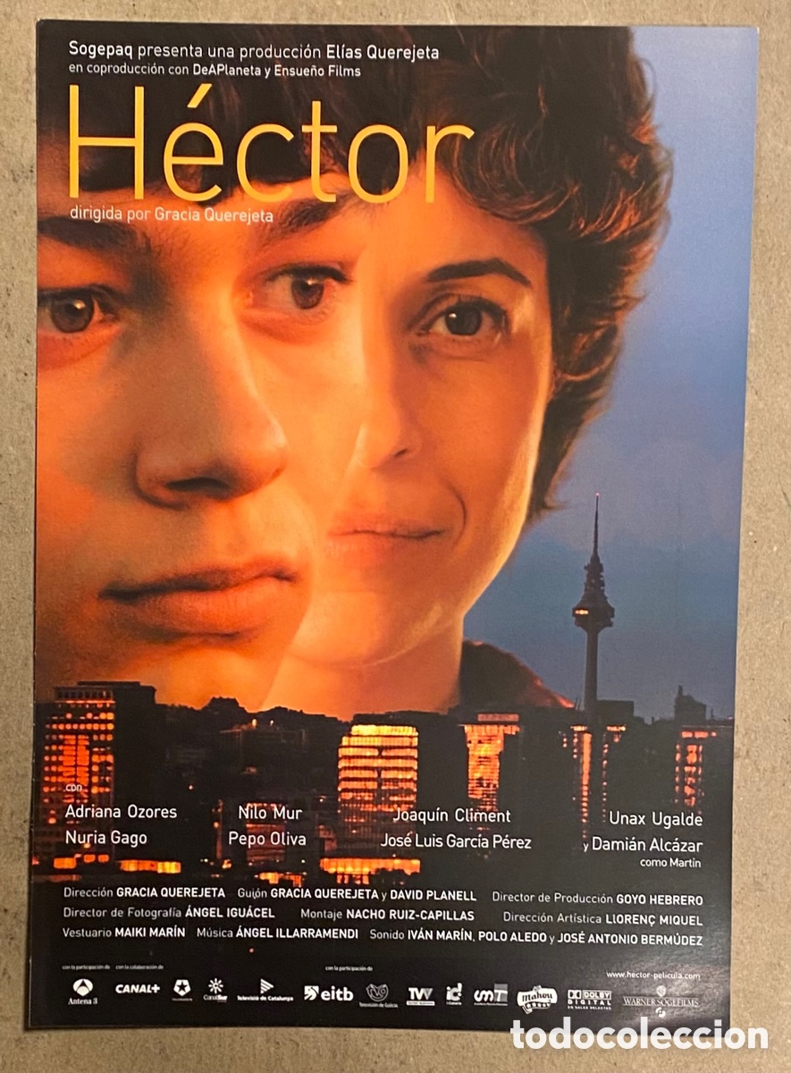Kino: H&Eacute;CTOR. GU&Iacute;A PROMOCIONAL DE LA PEL&Iacute;CULA. GRACIA QUEREJETA, ADRIANA OZORES
